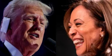 Kamala Harris aventaja ligeramente a Donald Trump en sondeo tras retiro de Joe Biden