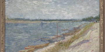 "Barcos amarrados" de Vincent van Gogh; la pintura que se subasta por 27.6 mdd