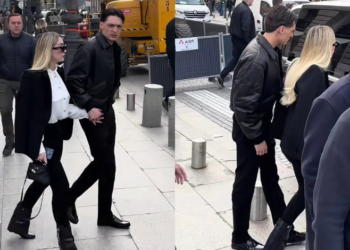 ¿Nueva novia? Captan a Peso Pluma de la mano de una mujer en París