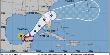 Llama SRE a mexicanos en Florida a estar pendientes ante llegada de "Milton"