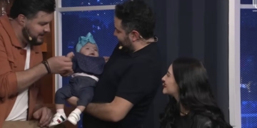 Presenta José Eduardo a su hija Tessa en el programa "Miembros al Aire"