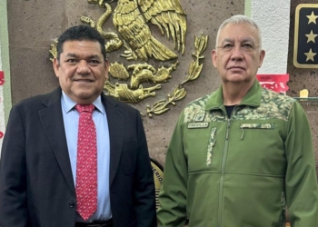 Se reúne Javier May con titular de la Sedena; coordinarán estrategia de seguridad