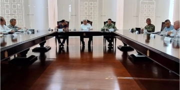 Como primer acto de Gobierno, se desarrolla la Mesa de Seguridad en Tabasco