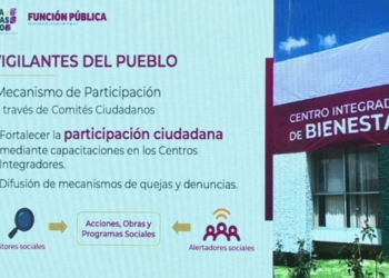 Ciudadanos vigilarán programas sociales, señala la Secretaría de la Función Pública