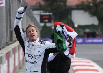 Brad Pitt, presente en el Gran Premio de México para filmar su nueva película