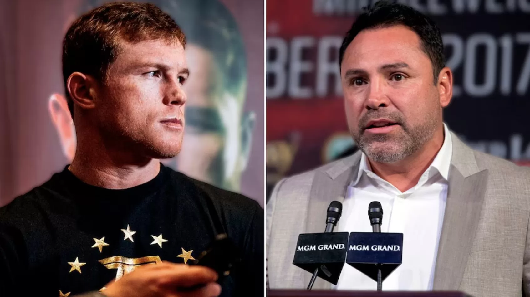 "Seré tu padre por siempre" Ataca Óscar de la Hoya de nuevo al Canelo Álvarez