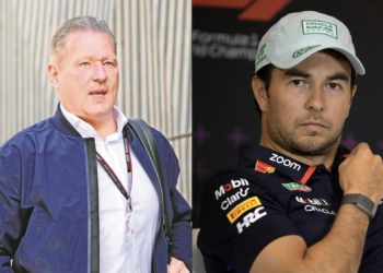¡Se lanza contra Red Bull! Defiende papá de Max Verstappen a Checo Pérez