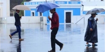 Prevén chubascos ligeros a moderados para este lunes en Tabasco