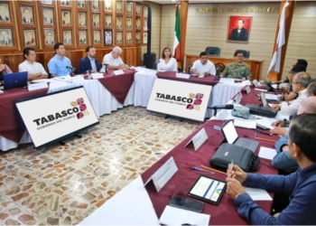 Javier May preside Mesa de Coordinación para la Paz y Seguridad en Huimanguillo