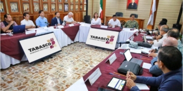 Javier May preside Mesa de Coordinación para la Paz y Seguridad en Huimanguillo