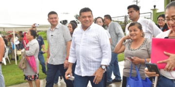 Celebran atención del gobernador Javier May a la gente de Tecolutilla