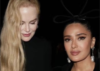¿Qué pasó entre ellas? Momento tenso de Salma Hayek y Nicole Kidman se vuelve viral