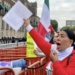 Protestan trabajadores del PJF frente a Palacio Nacional; piden diálogo con Claudia Sheinbaum