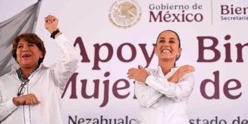 Claudia Sheinbaum supervisa registro para apoyos a mujeres en Neza