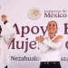 Claudia Sheinbaum supervisa registro para apoyos a mujeres en Neza