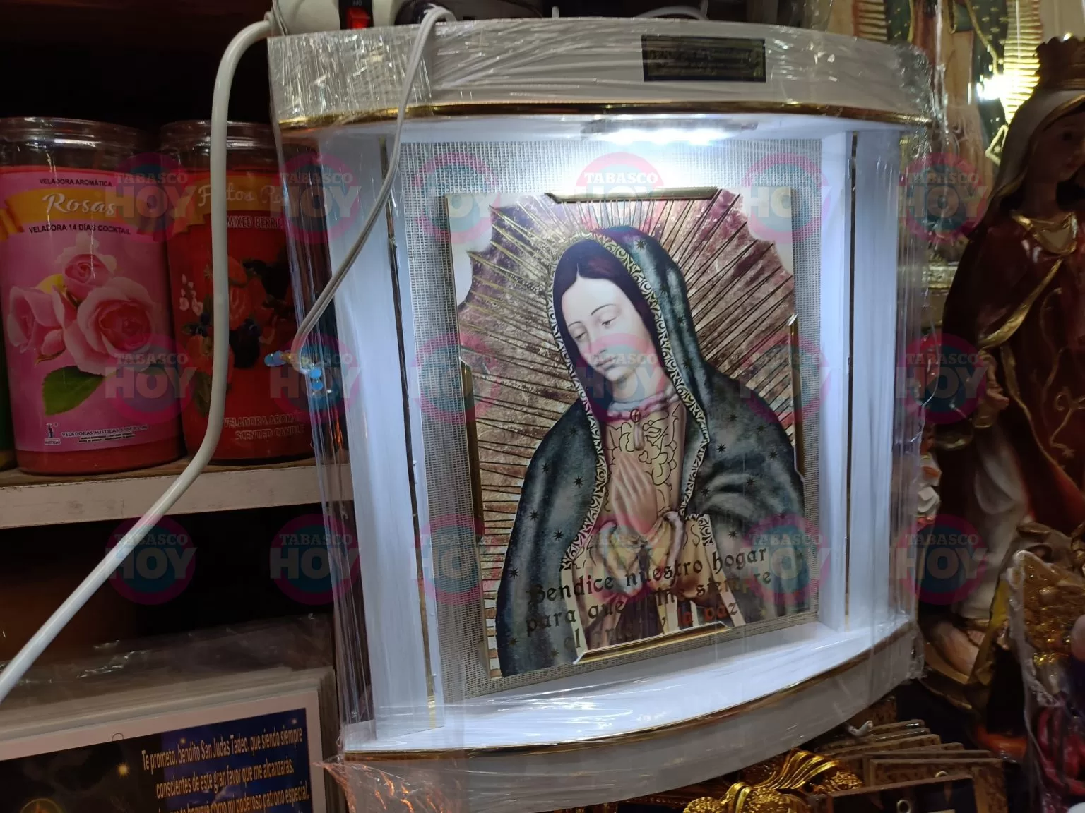 Inicia venta de productos guadalupanos en Tabasco