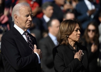 Se muestran Joe Biden y Kamala Harris juntos por primera vez luego de derrota