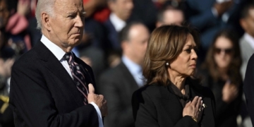 Se muestran Joe Biden y Kamala Harris juntos por primera vez luego de derrota