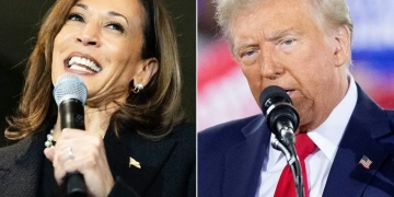 Cerrada contienda entre Kamala Harris y Donald Trump en siete estados claves