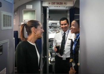 Claudia Sheinbaum, en camino a Brasil para participar en la cumbre del G20