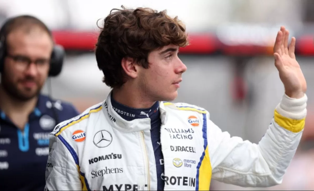 Franco Colapinto comenzará actividad en el penúltimo lugar del GP de Fórmula 1 en 2024