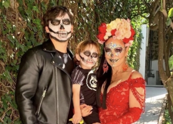Dedica Maribel Guardia un emotivo altar de muertos a su hijo Julián