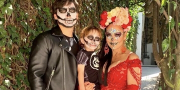 Dedica Maribel Guardia un emotivo altar de muertos a su hijo Julián