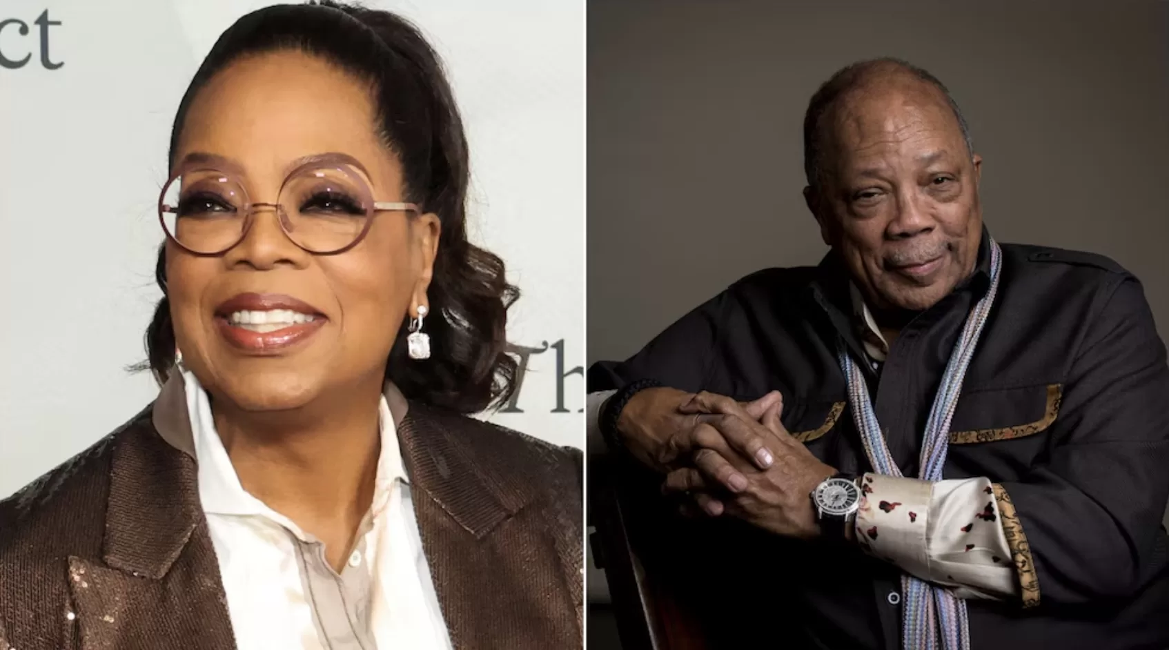 "La primera persona que amé incondicionalmente" Así se despidió Oprah Winfrey de Quincy Jones