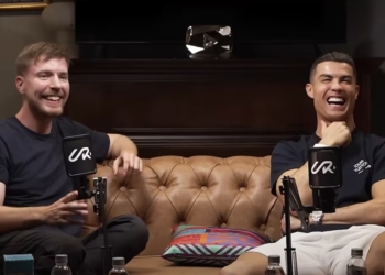 Realiza Cristiano Ronaldo épica colaboración con MrBeast