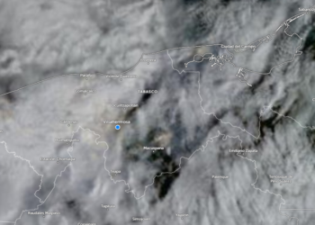 Prevén cielos nublados para Tabasco, con probabilidad de lloviznas