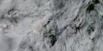 Prevén cielos nublados para Tabasco, con probabilidad de lloviznas