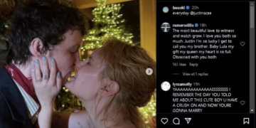 Se compromete hija de Bruce Willis y Demi Moore, Tallulah Willis, con el músico Justin Acee