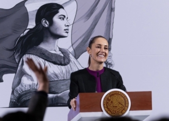 Claudia Sheinbaum resalta máxima de Benito Juárez frente a burla de Trump sobre Trudeau