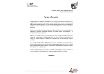 Rechaza INM versión que lo acusa de engañar a migrantes