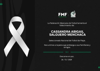 Fallece Cassandra Abigail Salguero, jugadora de la selección femenil de playa