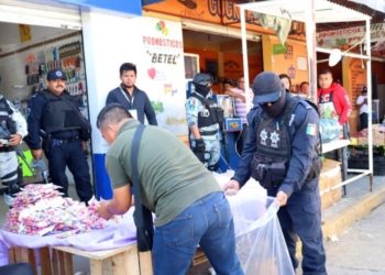 Decomisan en Tabasco más de 100 kg de pirotecnia ilegal