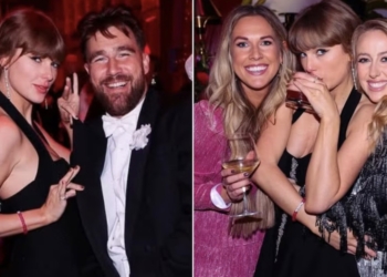 Celebra Taylor Swift el fin de su “Eras Tour” junto a su novio Travis Kelce