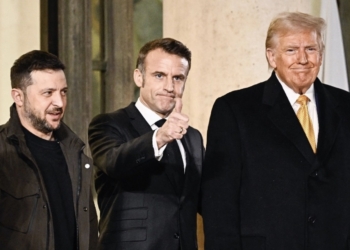 Emmanuel Macron se reúne con Donald Trump y Volodymir Zelensky en París