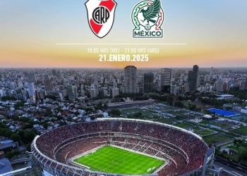 Selección mexicana confirma partido ante River Plate