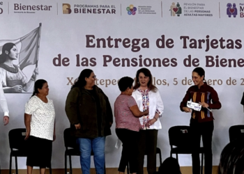 Claudia Sheinbaum encabeza entrega de tarjetas del Bienestar en Morelos