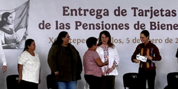 Claudia Sheinbaum encabeza entrega de tarjetas del Bienestar en Morelos