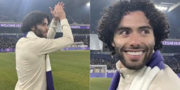 Tiene César 'Chino' Huerta espectacular bienvenida de la afición del Anderlecht