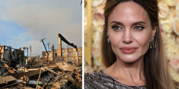 Refugia Angelina Jolie en su casa a varios amigos afectados por incendios en California