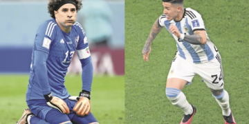 Guillermo Ochoa menosprecia "golazo" que le hizo Enzo Fernández en Qatar